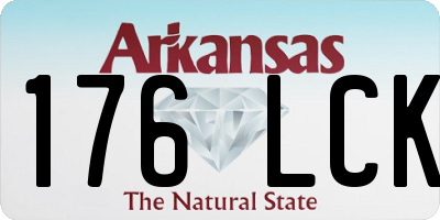 AR license plate 176LCK