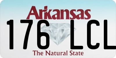 AR license plate 176LCL