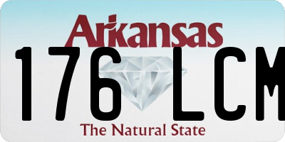 AR license plate 176LCM