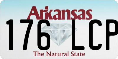 AR license plate 176LCP
