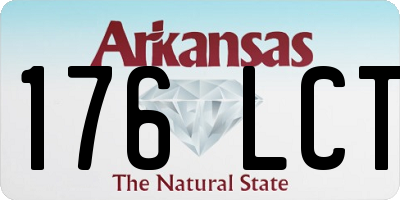 AR license plate 176LCT