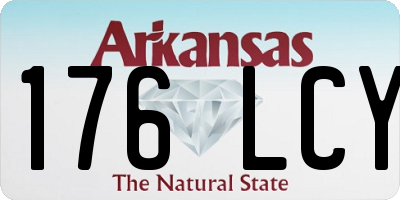 AR license plate 176LCY