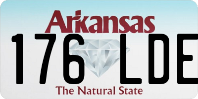 AR license plate 176LDE
