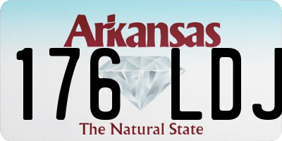AR license plate 176LDJ