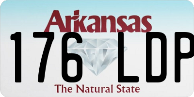 AR license plate 176LDP