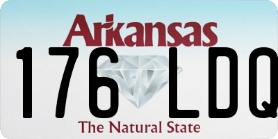 AR license plate 176LDQ