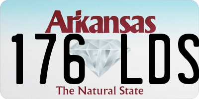 AR license plate 176LDS