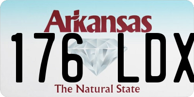 AR license plate 176LDX