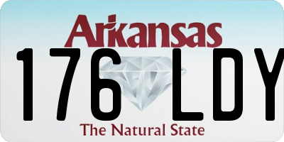 AR license plate 176LDY