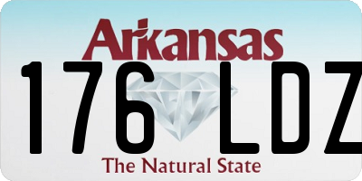 AR license plate 176LDZ