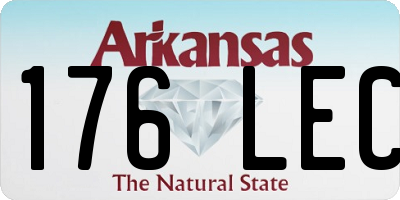 AR license plate 176LEC