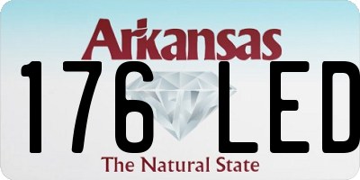 AR license plate 176LED