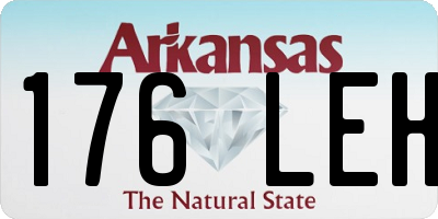 AR license plate 176LEH