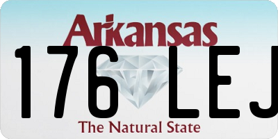 AR license plate 176LEJ