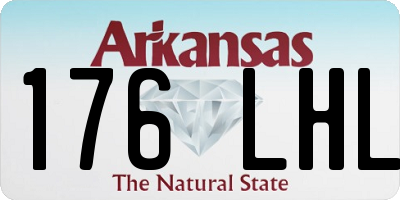 AR license plate 176LHL