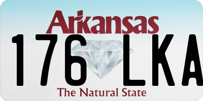 AR license plate 176LKA