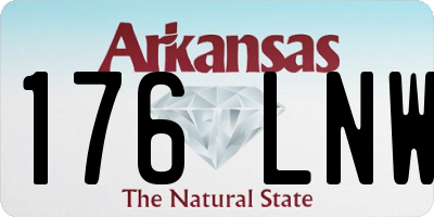 AR license plate 176LNW