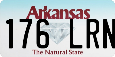 AR license plate 176LRN