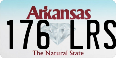 AR license plate 176LRS