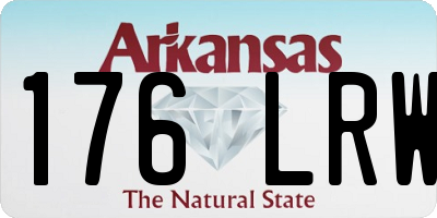 AR license plate 176LRW