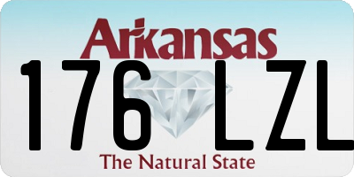 AR license plate 176LZL