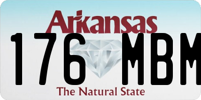 AR license plate 176MBM