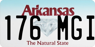 AR license plate 176MGI