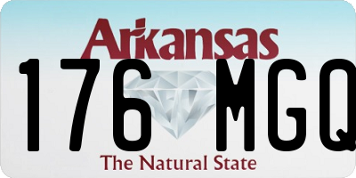 AR license plate 176MGQ