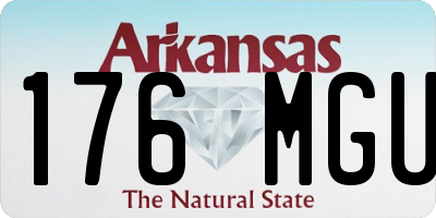 AR license plate 176MGU