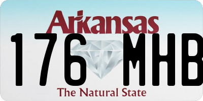 AR license plate 176MHB