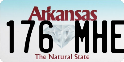 AR license plate 176MHE