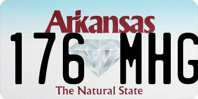 AR license plate 176MHG