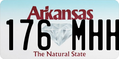 AR license plate 176MHH