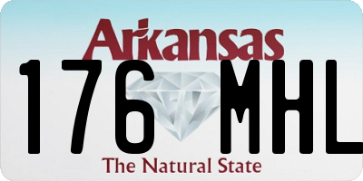 AR license plate 176MHL