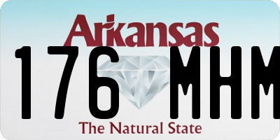 AR license plate 176MHM