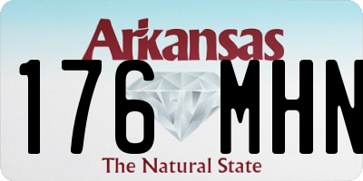 AR license plate 176MHN
