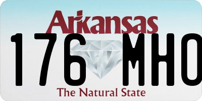 AR license plate 176MHO