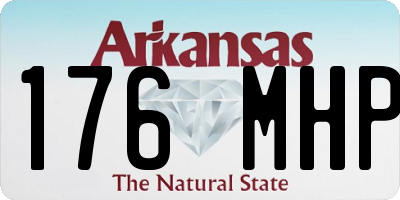 AR license plate 176MHP