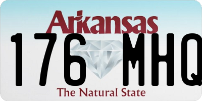 AR license plate 176MHQ