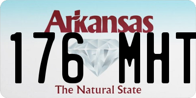 AR license plate 176MHT