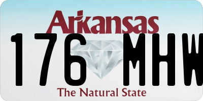 AR license plate 176MHW