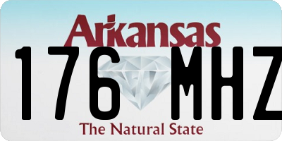AR license plate 176MHZ