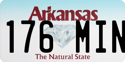 AR license plate 176MIN