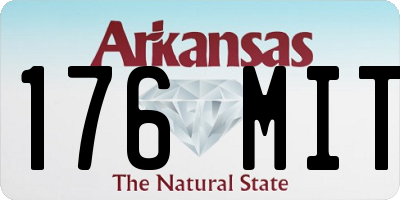 AR license plate 176MIT