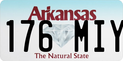 AR license plate 176MIY