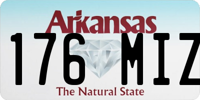 AR license plate 176MIZ