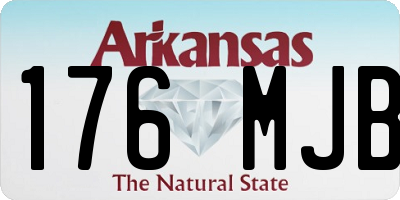 AR license plate 176MJB