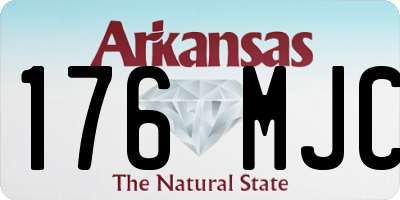 AR license plate 176MJC