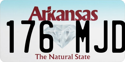 AR license plate 176MJD