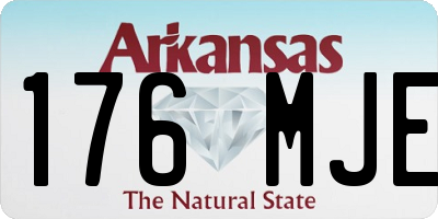 AR license plate 176MJE